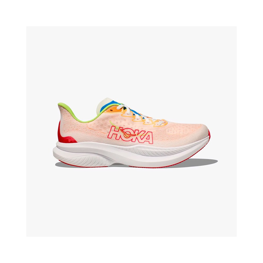 ▷ Hoka mach 6 white/solar flare por SOLO 160,00 €