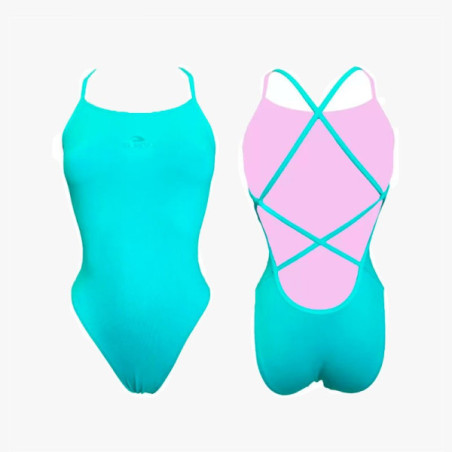 ▷ Sirene smooth turquoise turquoise turbo pattern swimsuit for ONLY 45,00 €