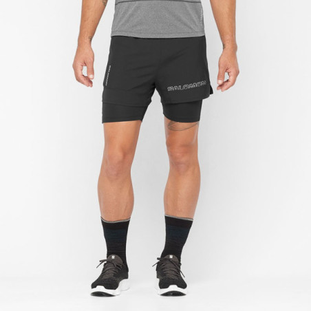 ▷ PantalÓn salomon cross 2in1 shorts negro por SOLO 42,00 €