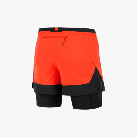 ▷ PantalÓn salomon cross 2in1 shorts rojo/negro por SOLO 42,00 €