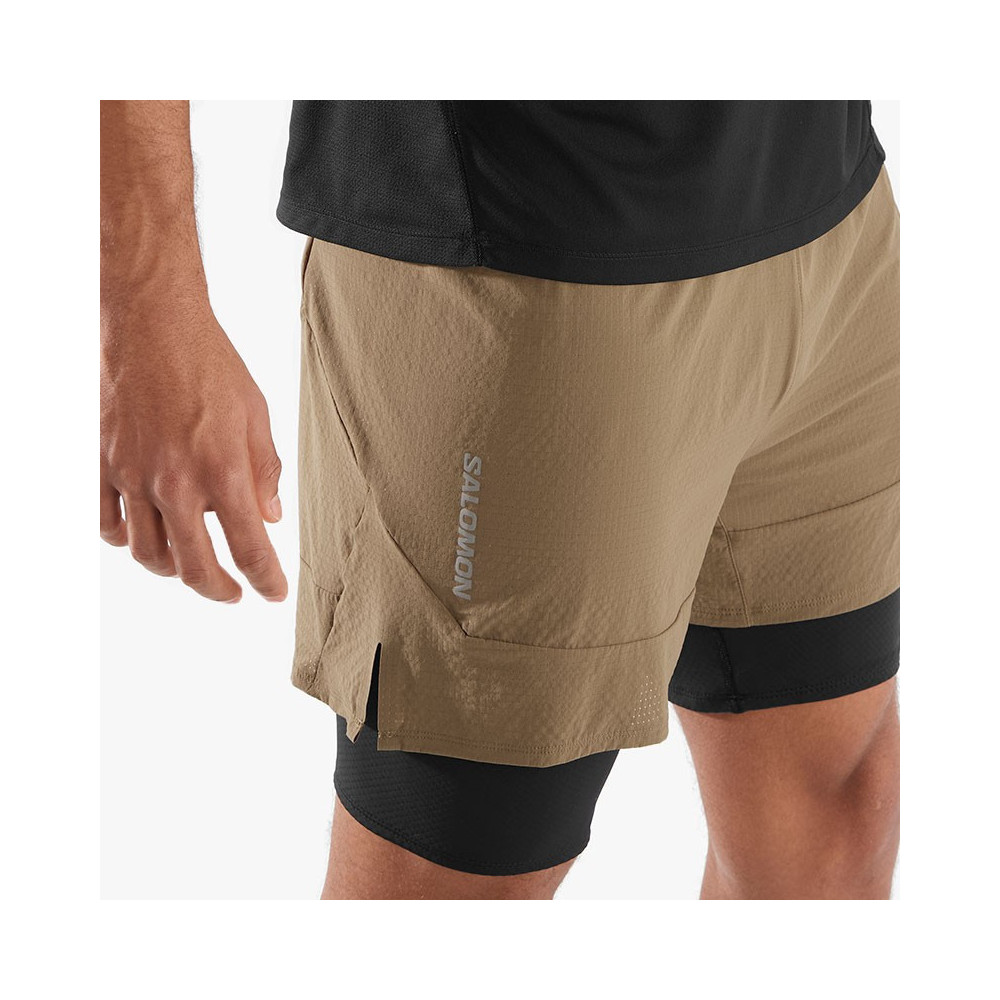▷ PantalÓn salomon sense 2in1 short shitake por SOLO 56,00 €