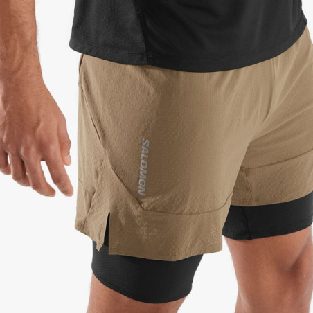 ▷ PantalÓn salomon sense 2in1 short shitake por SOLO 56,00 €
