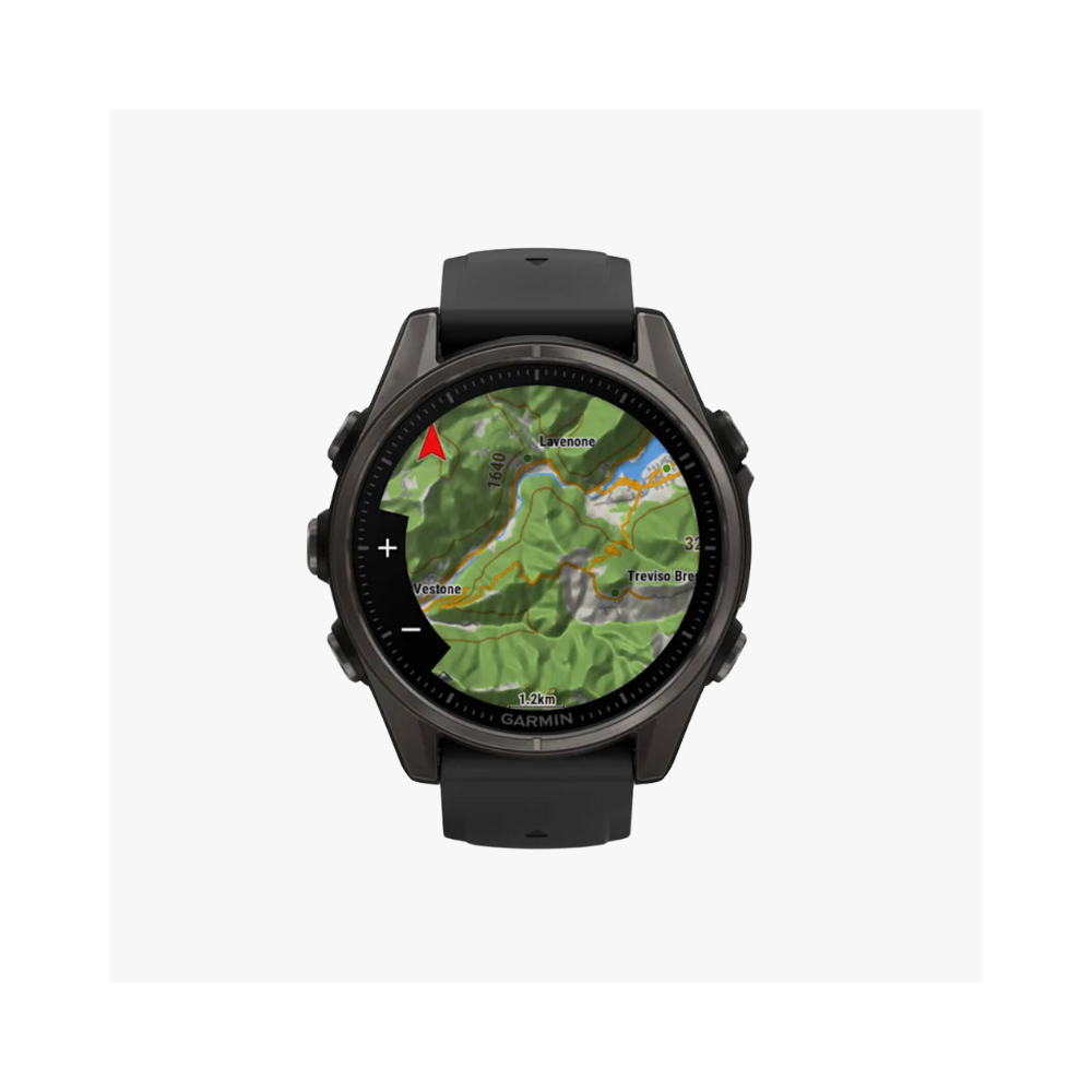 ▷ Garmin fenix 8 amoled zafiro titanio 43mm carbon/grey por SOLO 1.099,99 €