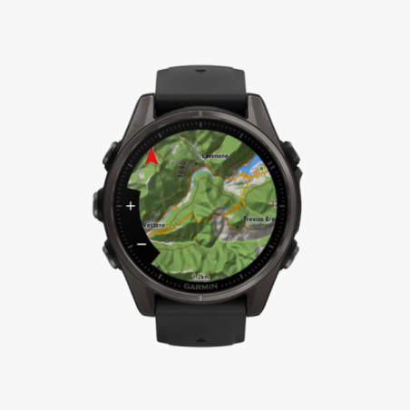 ▷ Garmin fenix 8 amoled zafiro titanio 43mm carbon/grey por SOLO 1.099,99 €