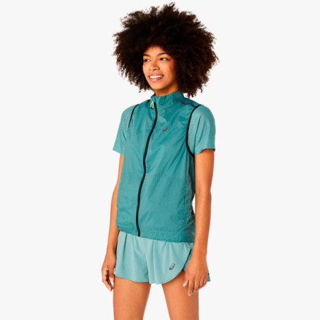 ▷ Chaleco asics metarun packable gilet azul por SOLO 66,50 €