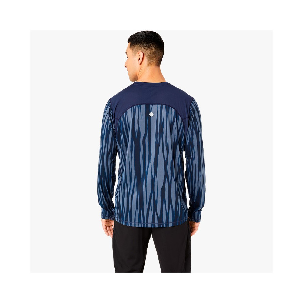 ▷ Camiseta asics road all over print ss azul por SOLO 50,00 €