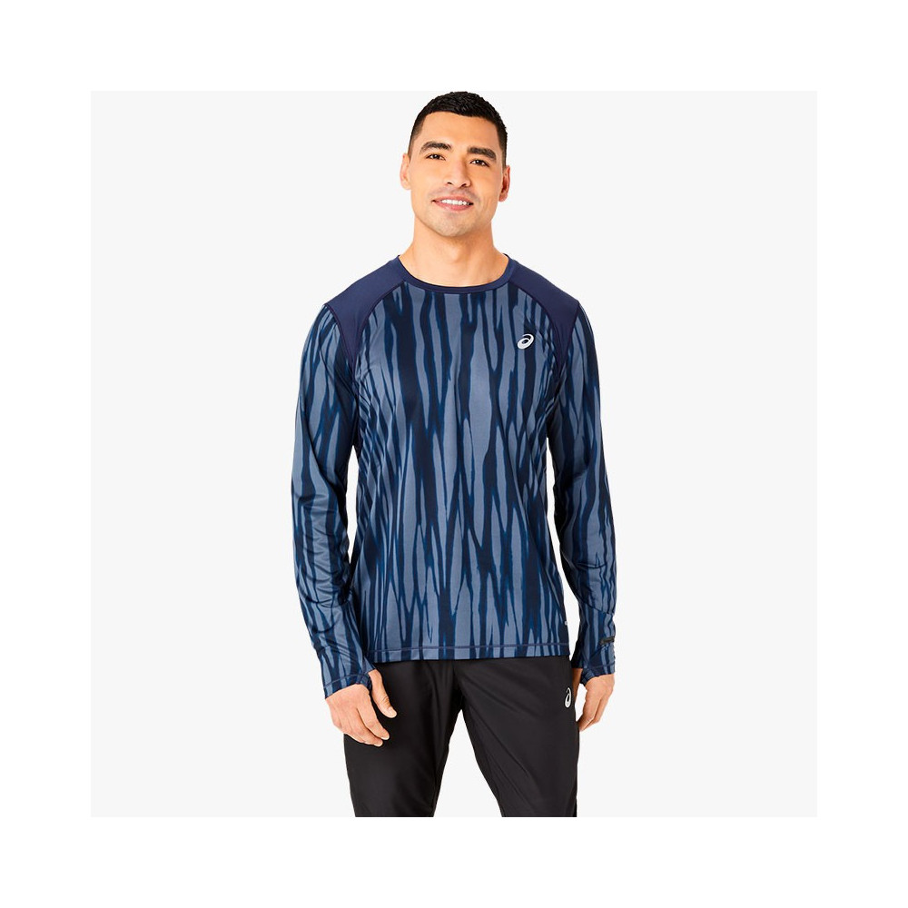 ▷ Camiseta asics road all over print ss azul por SOLO 50,00 €