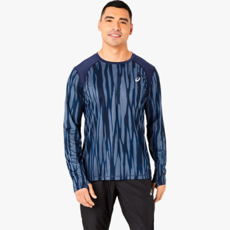 ▷ Camiseta asics road all over print ss azul por SOLO 50,00 €