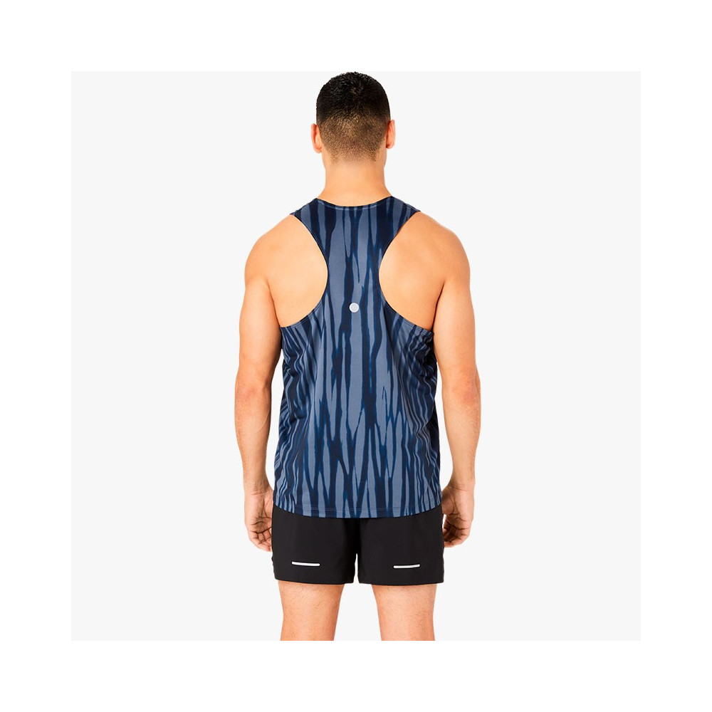 ▷ Camiseta asics road all over print singlet azul por SOLO 45,00 €