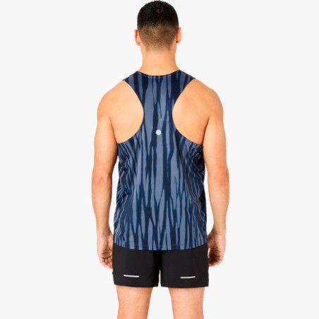 ▷ Camiseta asics road all over print singlet azul por SOLO 45,00 €