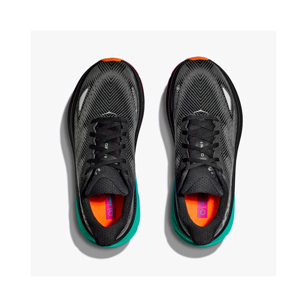 ▷ Hoka clifton 9 gtx black/electric aqua por SOLO 170,00 €
