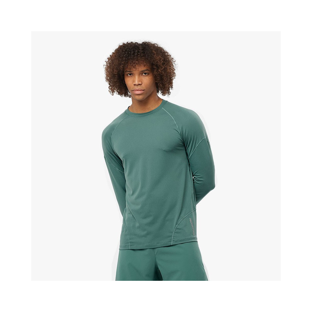 ▷ Camiseta salomon cross run ls north atlantic por SOLO 38,50 €