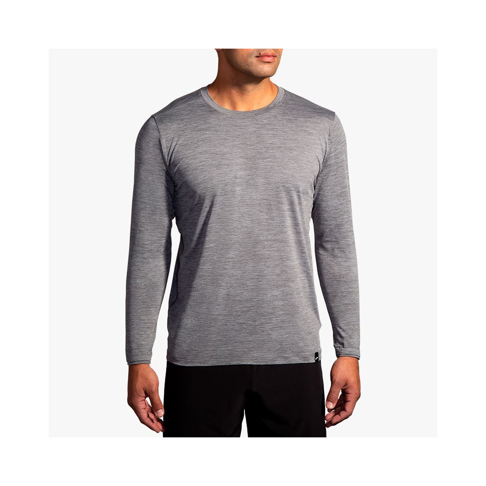 ▷ Brooks luxe long sleeve t-shirt grey for ONLY 55,00 € 55,00