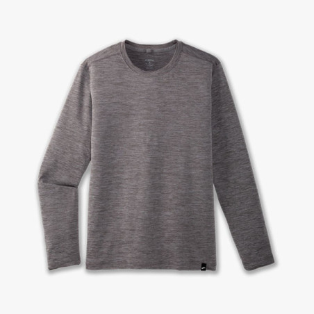 ▷ Brooks luxe long sleeve t-shirt grey for ONLY 55,00 € 55,00