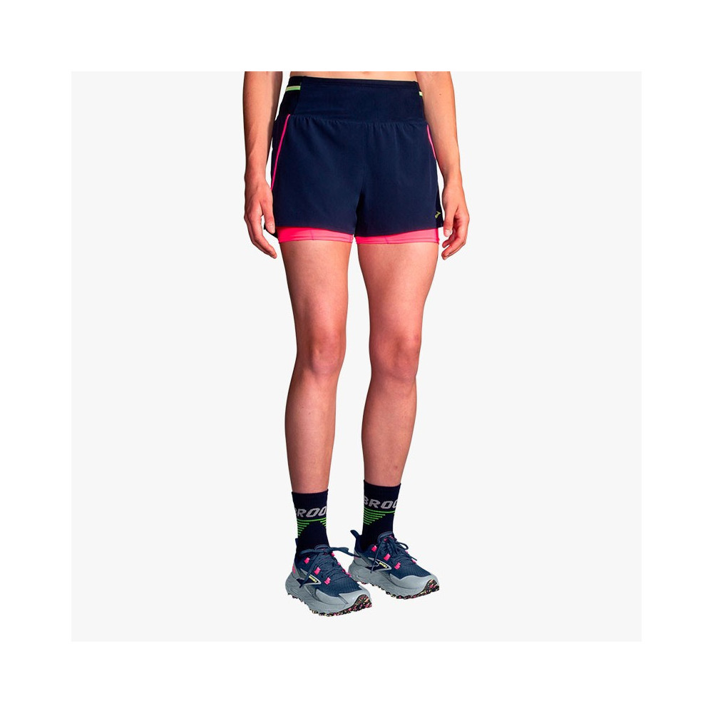 ▷ PantalÓn brooks high point 3" 2in1 w navy/pink por SOLO 70,00 €