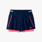 PANTALÓN BROOKS HIGH POINT 3" 2in1 W NAVY/PINK