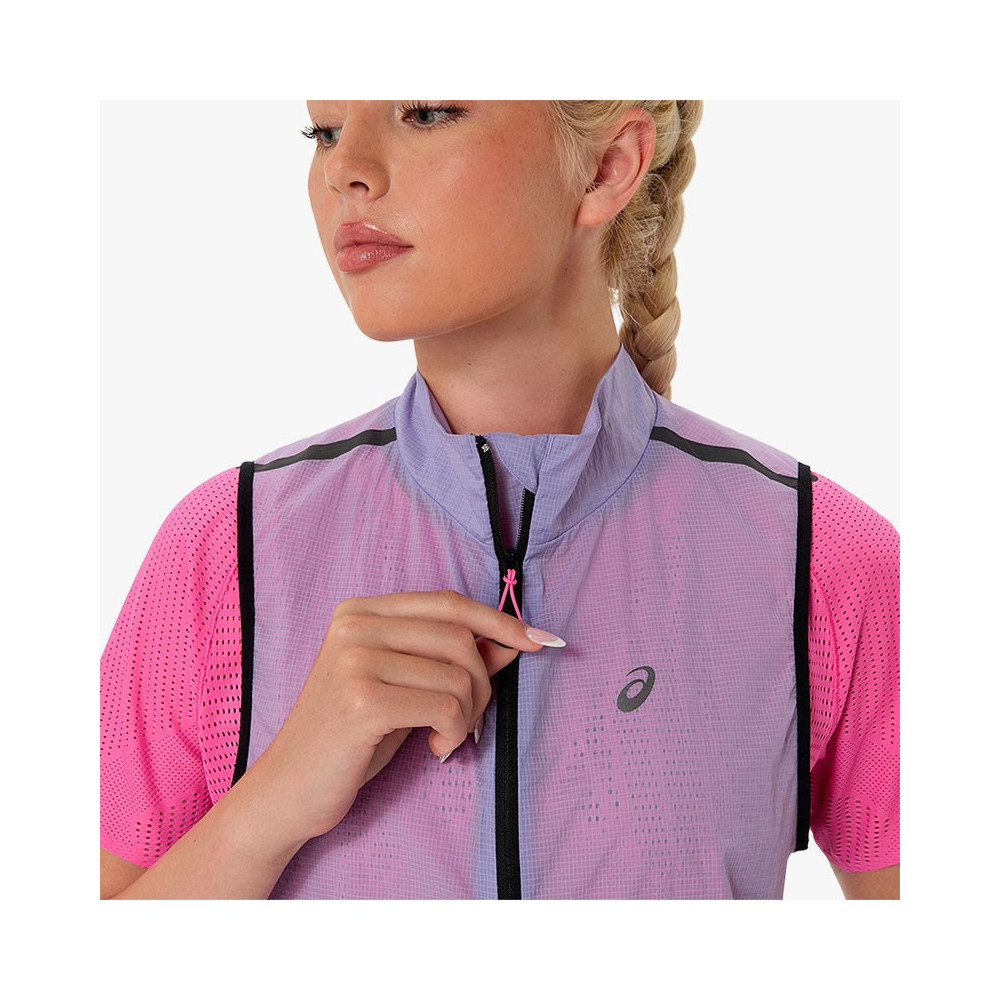 ▷ Chaleco asics metarun packable gilet w lila por SOLO 66,50 €