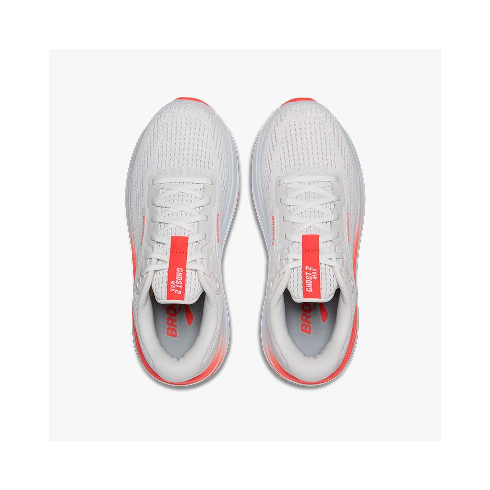 ▷ Brooks ghost max 2 w white/red for ONLY 160,00 €