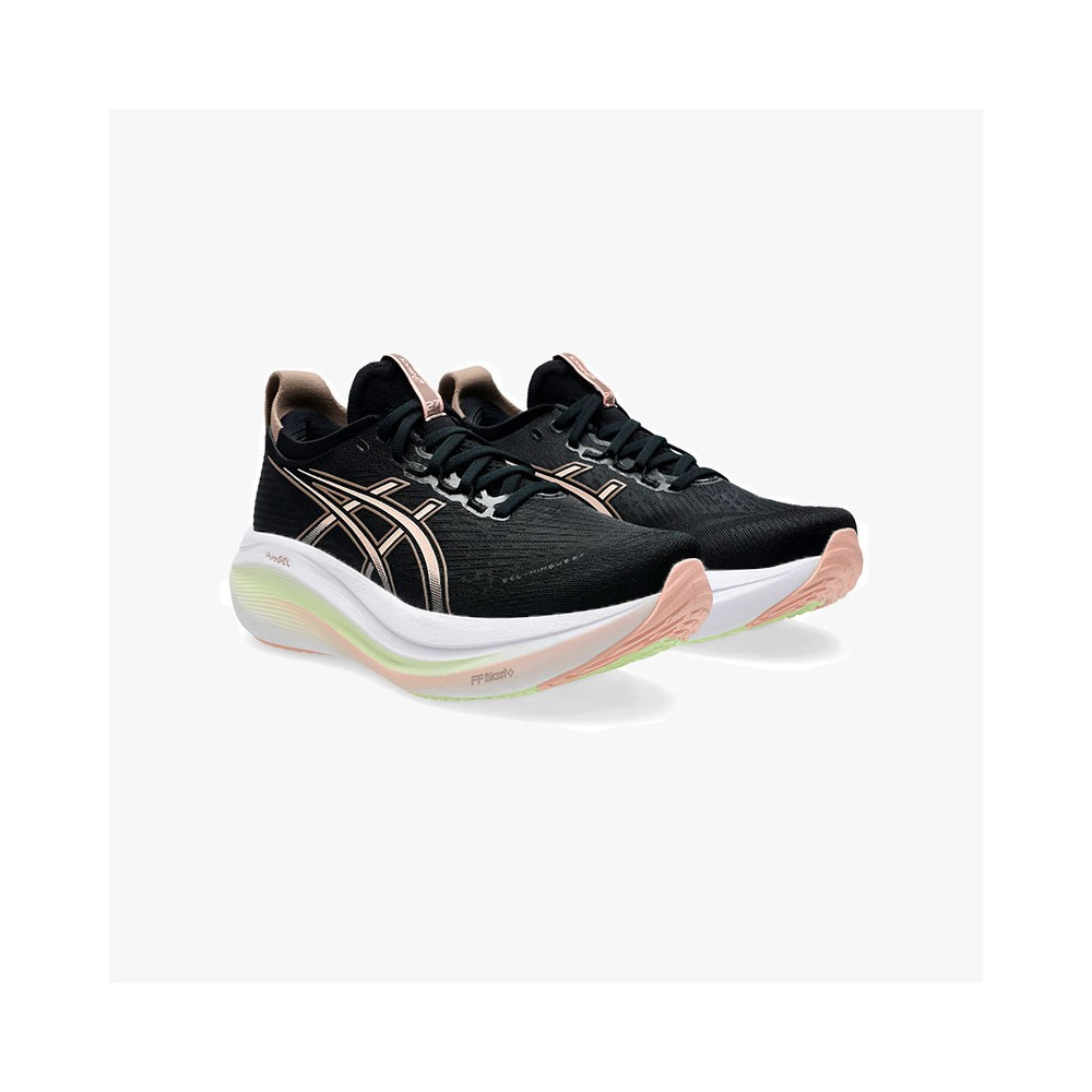 ▷ Asics gel nimbus 27 w negro/rosa por SOLO 200,00 €
