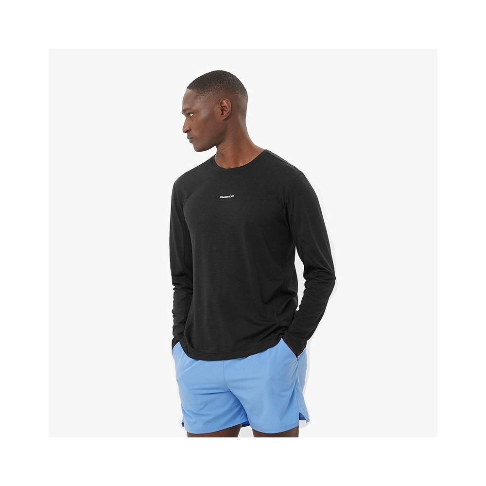 ▷ Camiseta salomon core ls negro por SOLO 55,00 €