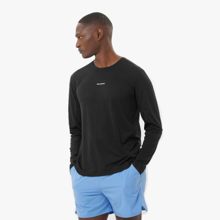 ▷ Camiseta salomon core ls negro por SOLO 55,00 €