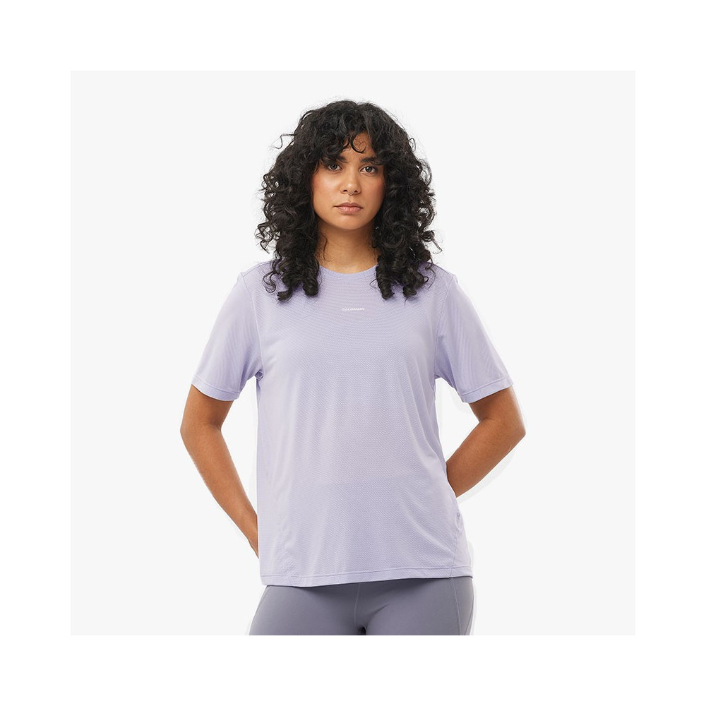▷ Camiseta salomon core ss w purple por SOLO 45,00 €