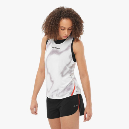 ▷ Camiseta salomon s/lab speed singlet w white/andorra por SOLO 85,00 €
