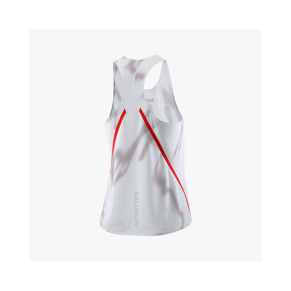 ▷ Camiseta salomon s/lab speed singlet w white/andorra por SOLO 85,00 €