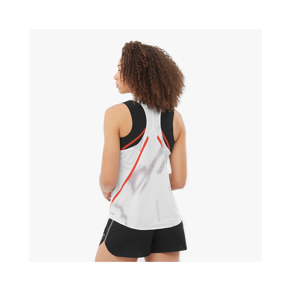 ▷ Camiseta salomon s/lab speed singlet w white/andorra por SOLO 85,00 €