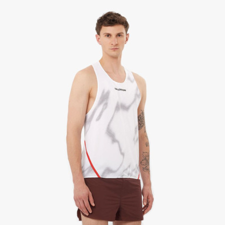 ▷ Camiseta salomon s/lab speed singlet white/andorra por SOLO 85,00 €