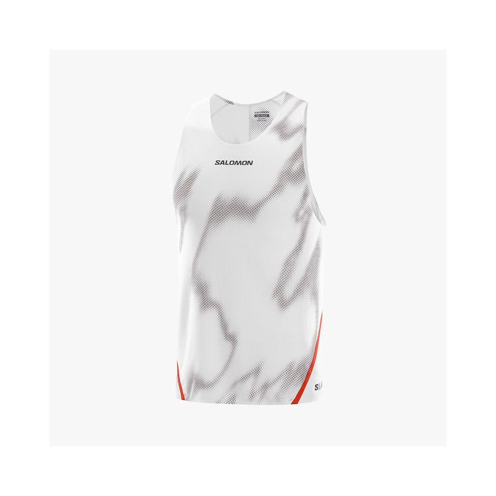 ▷ Camiseta salomon s/lab speed singlet white/andorra por SOLO 85,00 €