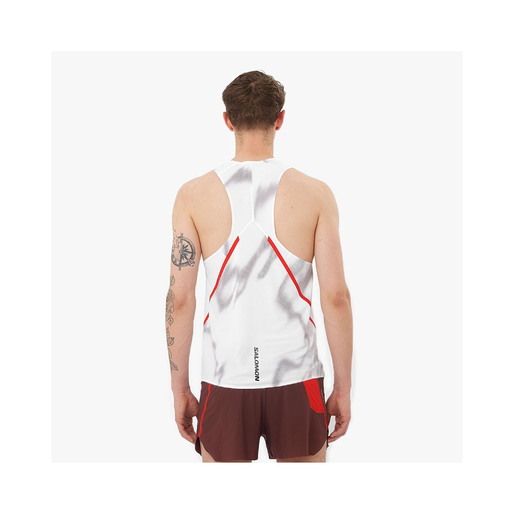 ▷ Camiseta salomon s/lab speed singlet white/andorra por SOLO 85,00 €