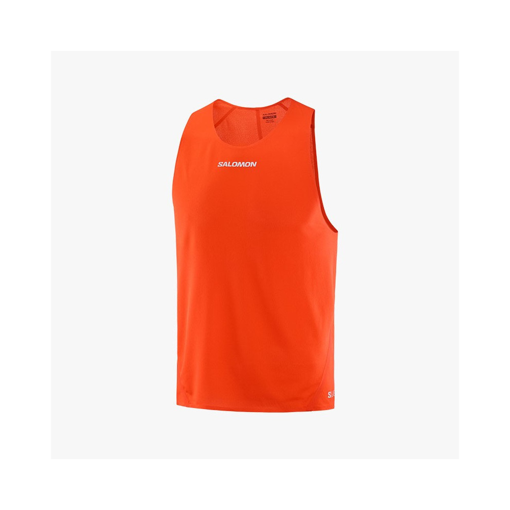 ▷ Camiseta salomon s/lab speed singlet fiery red por SOLO 85,00 €