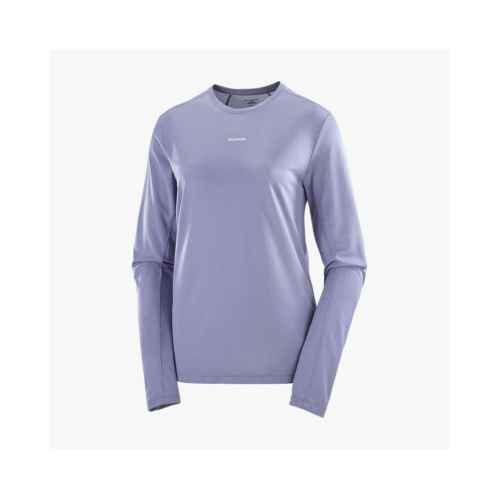▷ Camiseta salomon core ls w blue granite por SOLO 55,00 €