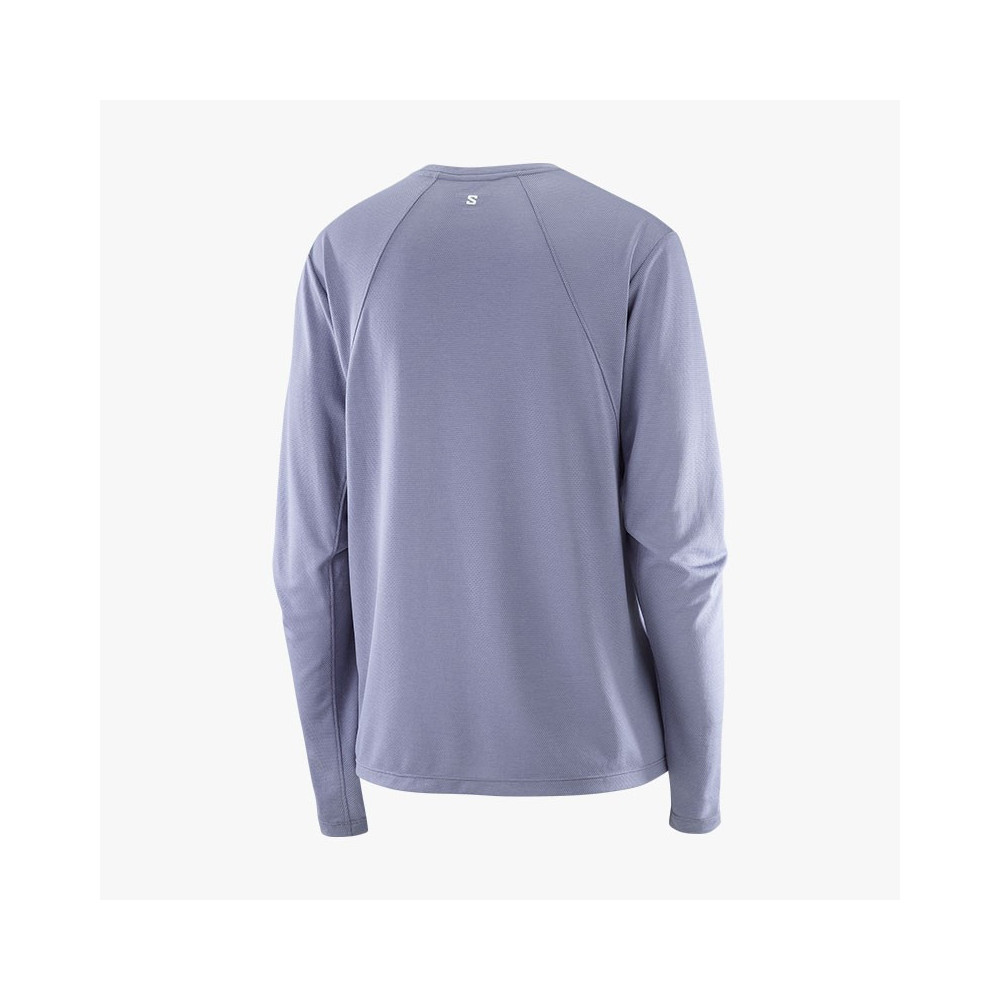 ▷ Camiseta salomon core ls w blue granite por SOLO 55,00 €