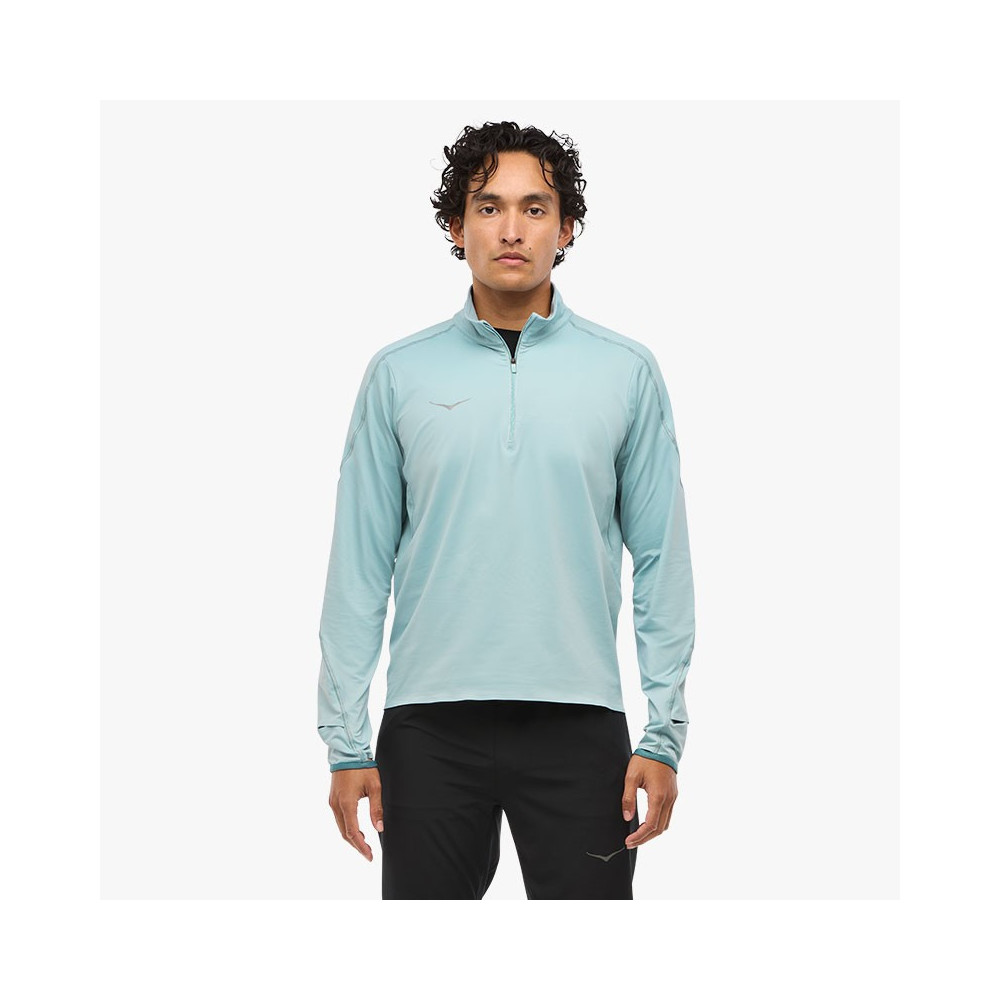 ▷ Camiseta hoka glidetech quarter zip azul por SOLO 90,00 €