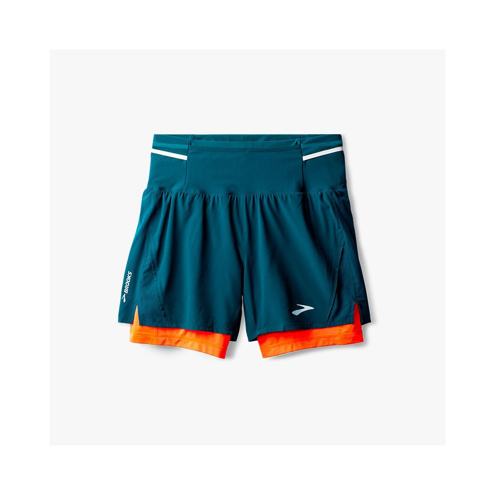 ▷ PantalÓn brooks high point 5" 2in1 azul por SOLO 70,00 €