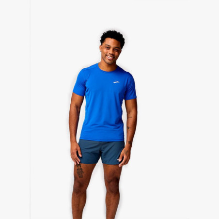 ▷ Brooks atmosphere short sleeve 3.0 blue T-shirt for ONLY 45,00 €