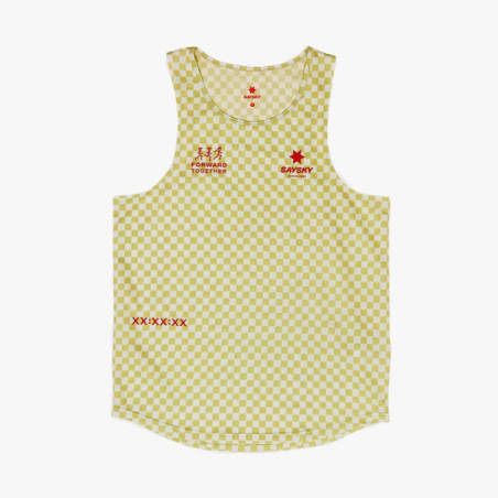 ▷ saysky checker combat singlet green T-shirt for ONLY 50,00 €