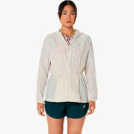 CORTAVIENTOS ASICS ROAD PACKABLE JACKET W BEIGE