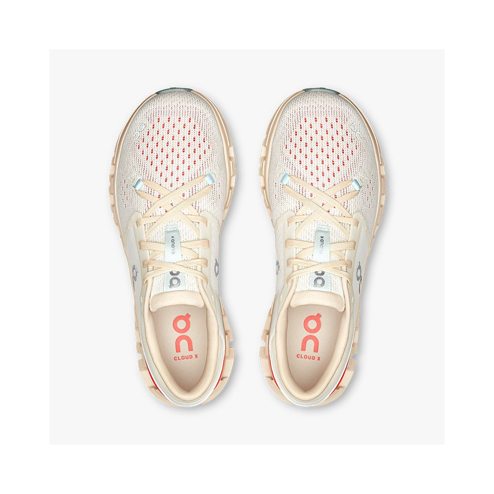 ▷ On cloud x 4 w ivory/salmon por SOLO 160,00 €