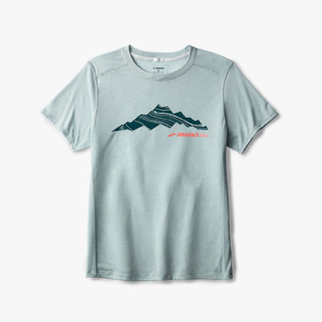 ▷ Camiseta brooks distance short bit of blue por SOLO 40,00 €