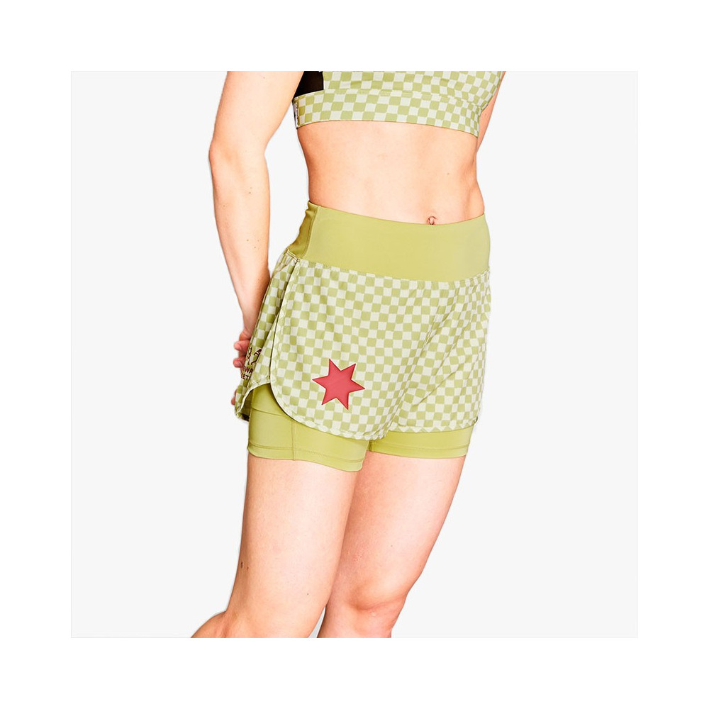 ▷ saysky checker 2in1 pace w green/stamp pants for ONLY 68,00 €