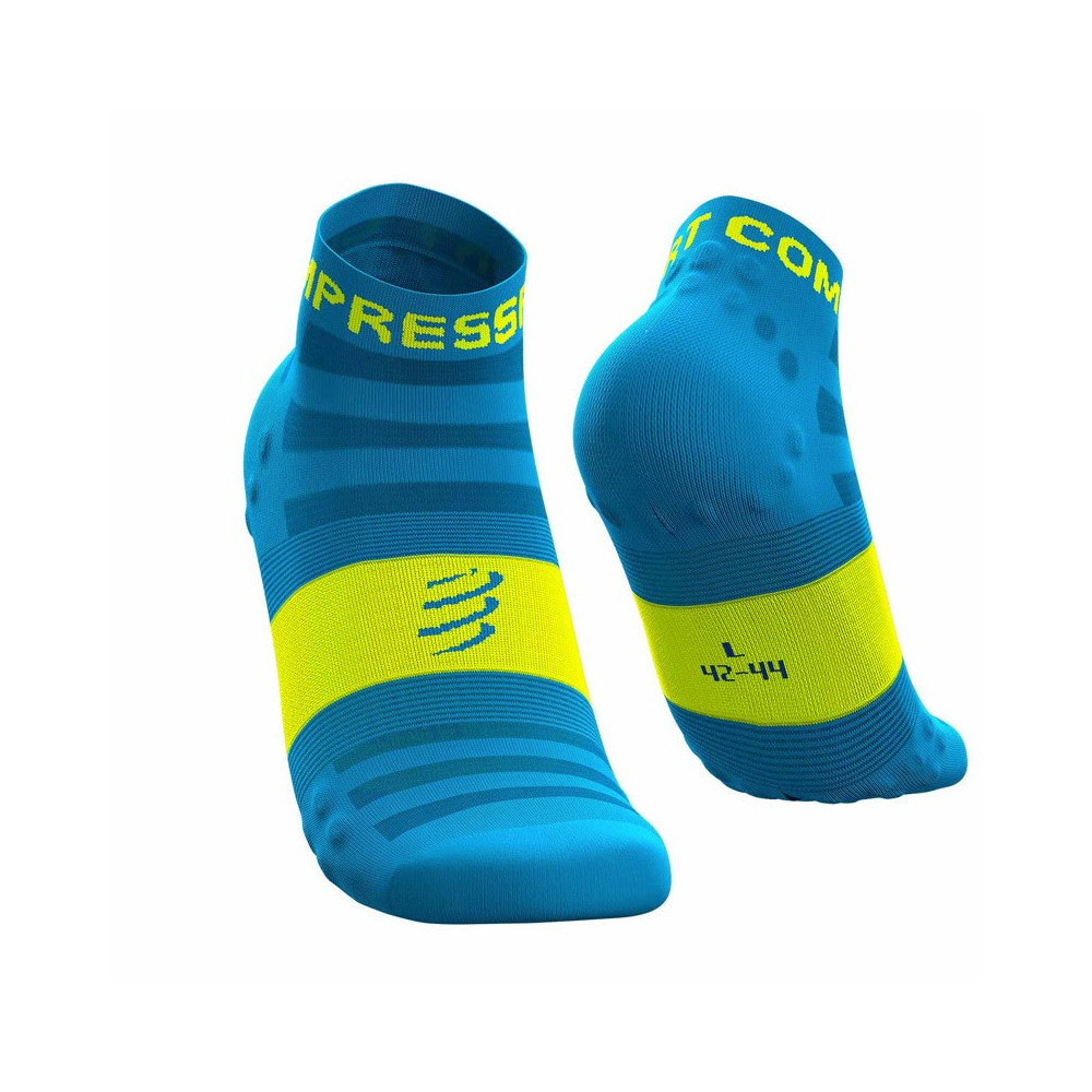 ▷ Calcetines compressport pro racing v3 ultralight run low azul flÚor por SOLO 13,50 €